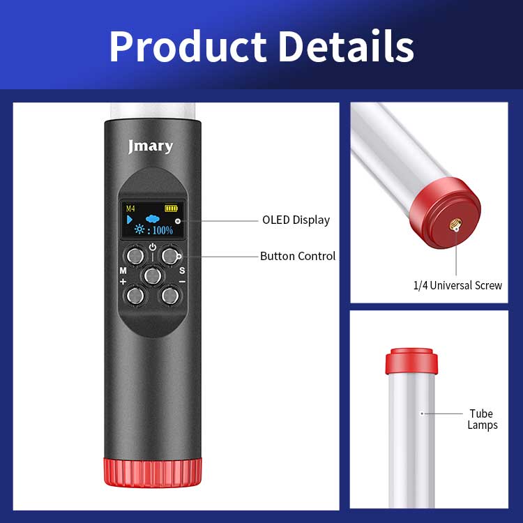 باتوم لایت جی ماری مدل Jmary FM-128RGB - تصویر 6