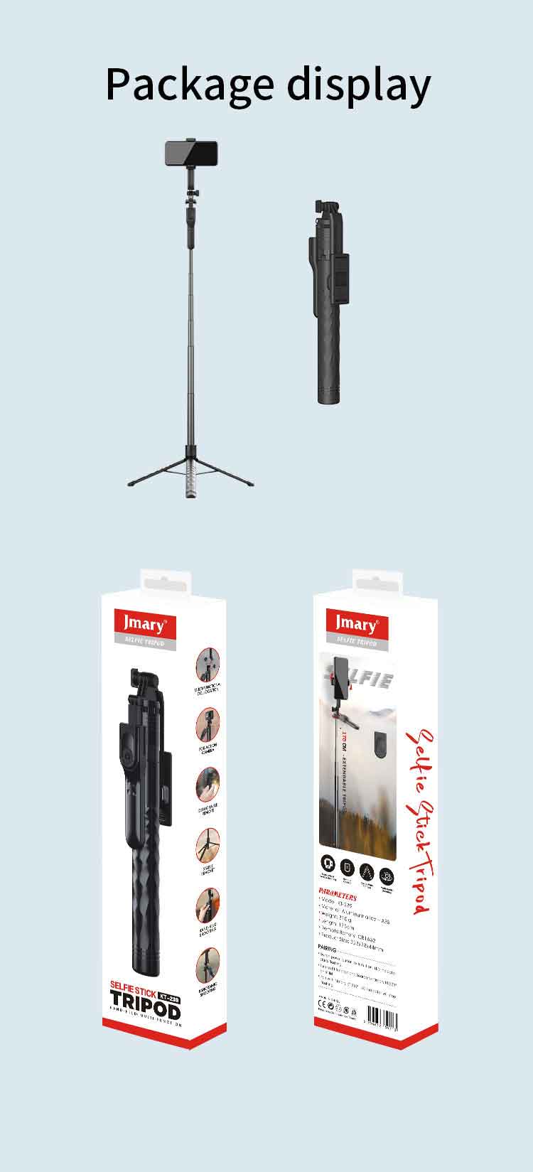 سه پایه دوربین جی ماری مدل KT-239