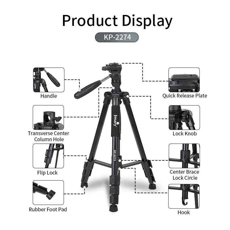 سه پایه جی ماری مدل Jmary KP-2274 - تصویر 5