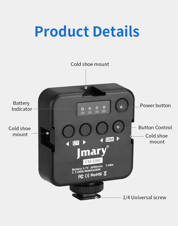 نور ثابت جی ماری مدل Jmary FM-59R