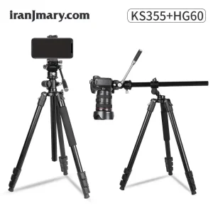 سه پایه دوربین جی ماری مدل Jmary KS355+HG60